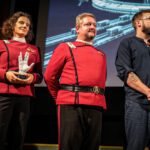 Presenting the award to Nicholas Meyer at Future Gate 2026, with presenters in Star Trek costumes Presenting the award to Nicholas Meyer at Future Gate 2026, with presenters in Star Trek costumes
